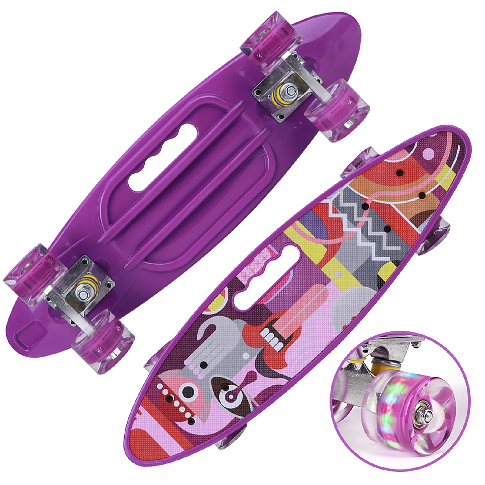 Four Wheels Portable Children with Four Wear Resistant Flashing Wheels for Kid Beginners
Four Wheels Portable Children with Four Wear Resistant Flashing Wheels for Kid Beginners