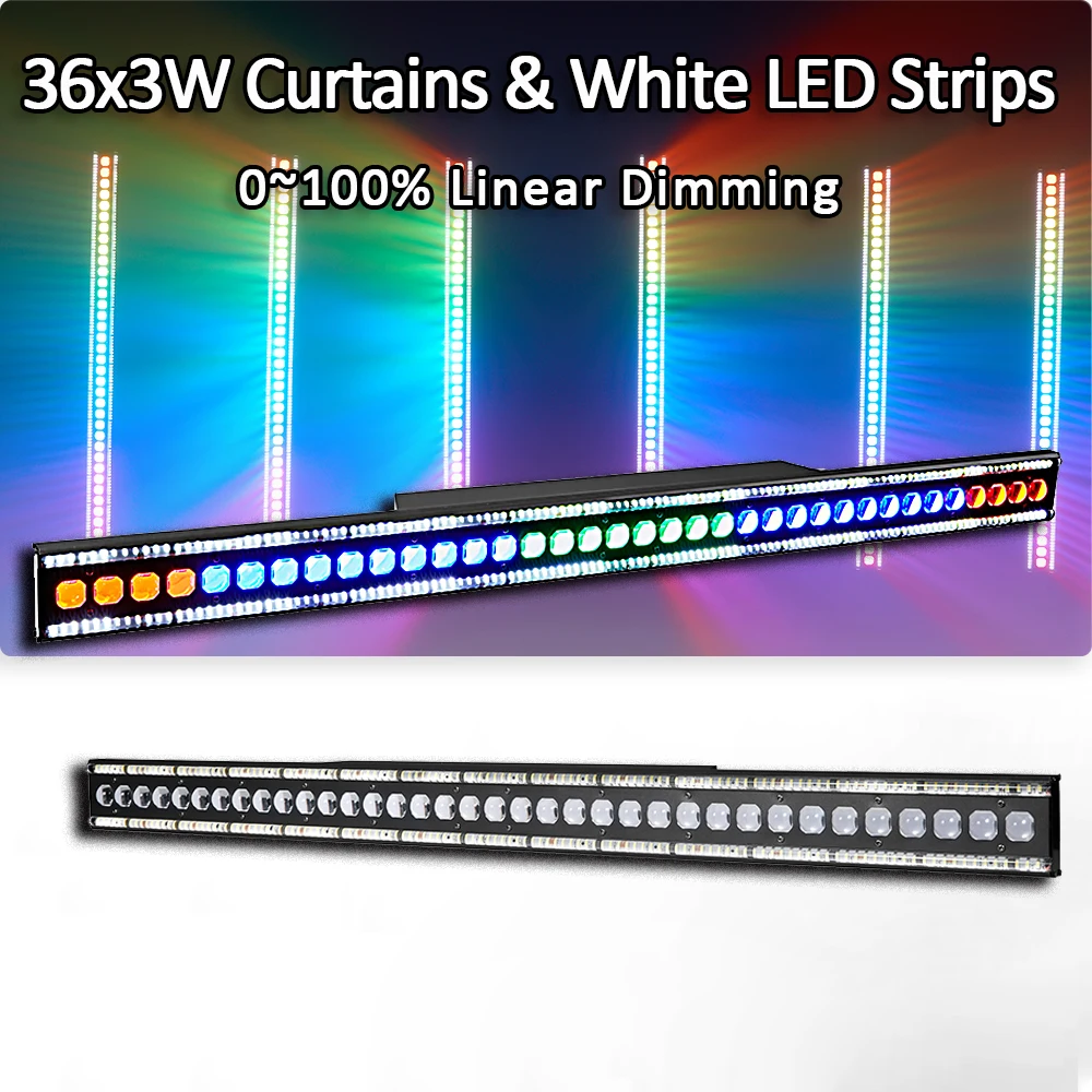 DMX Stage Concert Matrix Bar Stage LED 36x3W RGB 3in1Wash Light Curtains Effect For Dance Bar DJ Holiday Wedding Xmas
DMX Stage Concert Matrix Bar Stage LED 36x3W RGB 3in1Wash Light Curtains Effect For Dance Bar DJ Holiday Wedding Xmas
