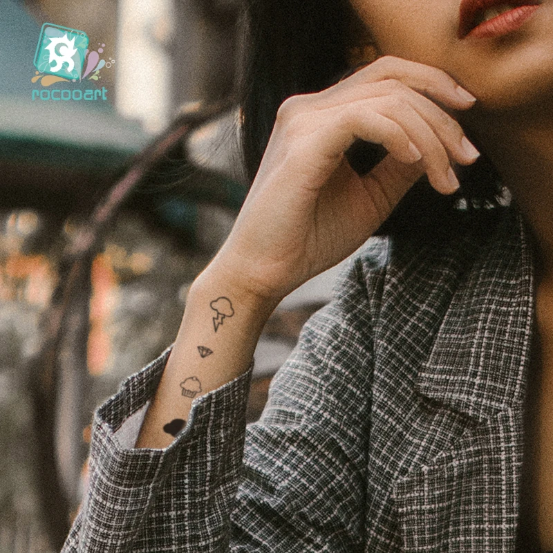 Waterproof Temporary Tattoo Small Cute Cloud Thunder Unicorn Diamond Birds Cheese Tatoo Fake Tattoos for Girl Women Man Kids
Waterproof Temporary Tattoo Small Cute Cloud Thunder Unicorn Diamond Birds Cheese Tatoo Fake Tattoos for Girl Women Man Kids