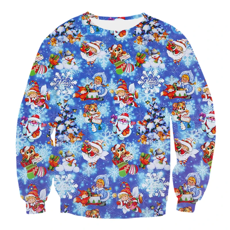 Jumeast Men Women 3D Sweatshirt Oversized Cartoon Christmas Santa Claus Spring Autumn Long Sleeve T Shirt Pullover Tops Tees
Jumeast Men Women 3D Sweatshirt Oversized Cartoon Christmas Santa Claus Spring Autumn Long Sleeve T Shirt Pullover Tops Tees
