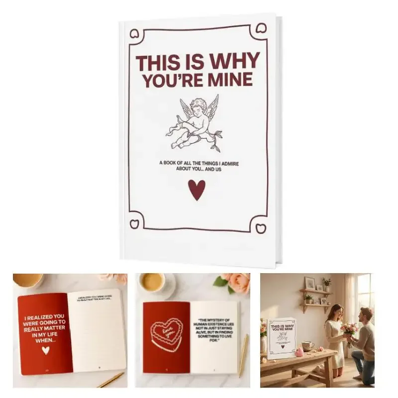THIS IS WHY YOU'RE MIN-I Love You Fill-in-the-Blank Love Book Anniversary Gifts for Couples, Her & Him (WHY YOU'RE MINE Series)
THIS IS WHY YOU'RE MIN-I Love You Fill-in-the-Blank Love Book Anniversary Gifts for Couples, Her & Him (WHY YOU'RE MINE Series)