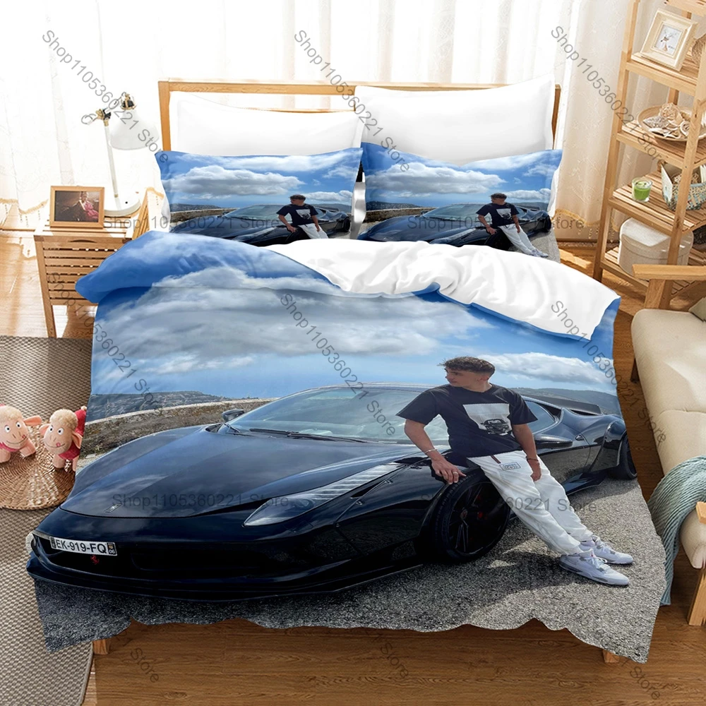 Personality Inoxtag French Influencer Bedding Set New Duvet Cover Set Fashion Gamer Style Bed Set for Fans Home Decoration
Personality Inoxtag French Influencer Bedding Set New Duvet Cover Set Fashion Gamer Style Bed Set for Fans Home Decoration