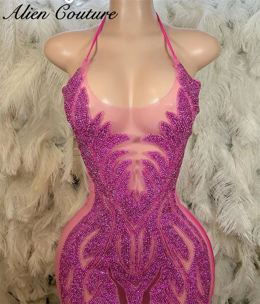 Sparkly Hot Pink Crystal Short Prom Dress Beading Elegant Birthday Dress 2024 Senior Cocktail Dress Halter
Sparkly Hot Pink Crystal Short Prom Dress Beading Elegant Birthday Dress 2024 Senior Cocktail Dress Halter