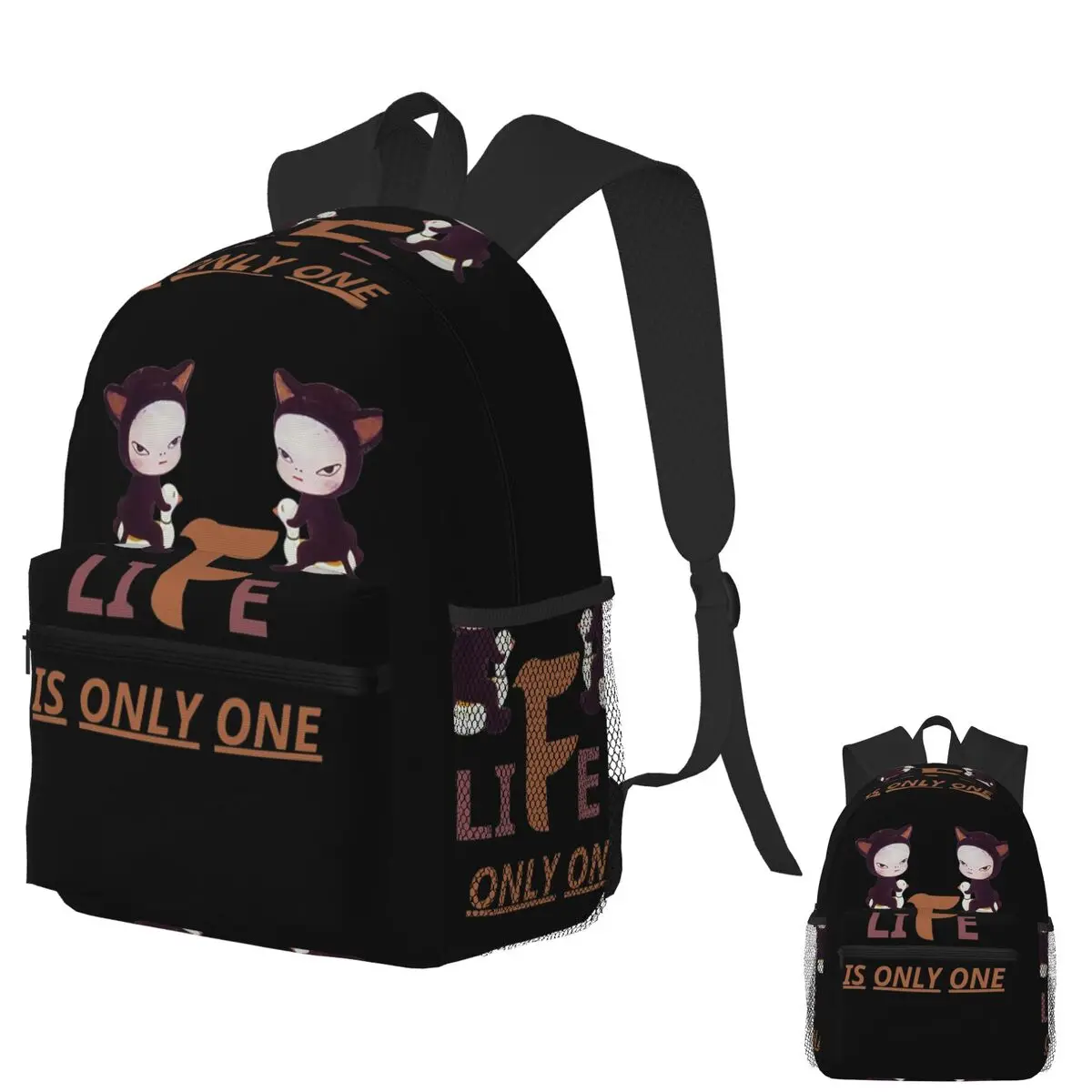 Yoshitomo Nara Life Is Only One Student Backpack School Bag Hiking Travel Daypack for Men Women Fashion Bookbag Shoulder Bags
Yoshitomo Nara Life Is Only One Student Backpack School Bag Hiking Travel Daypack for Men Women Fashion Bookbag Shoulder Bags