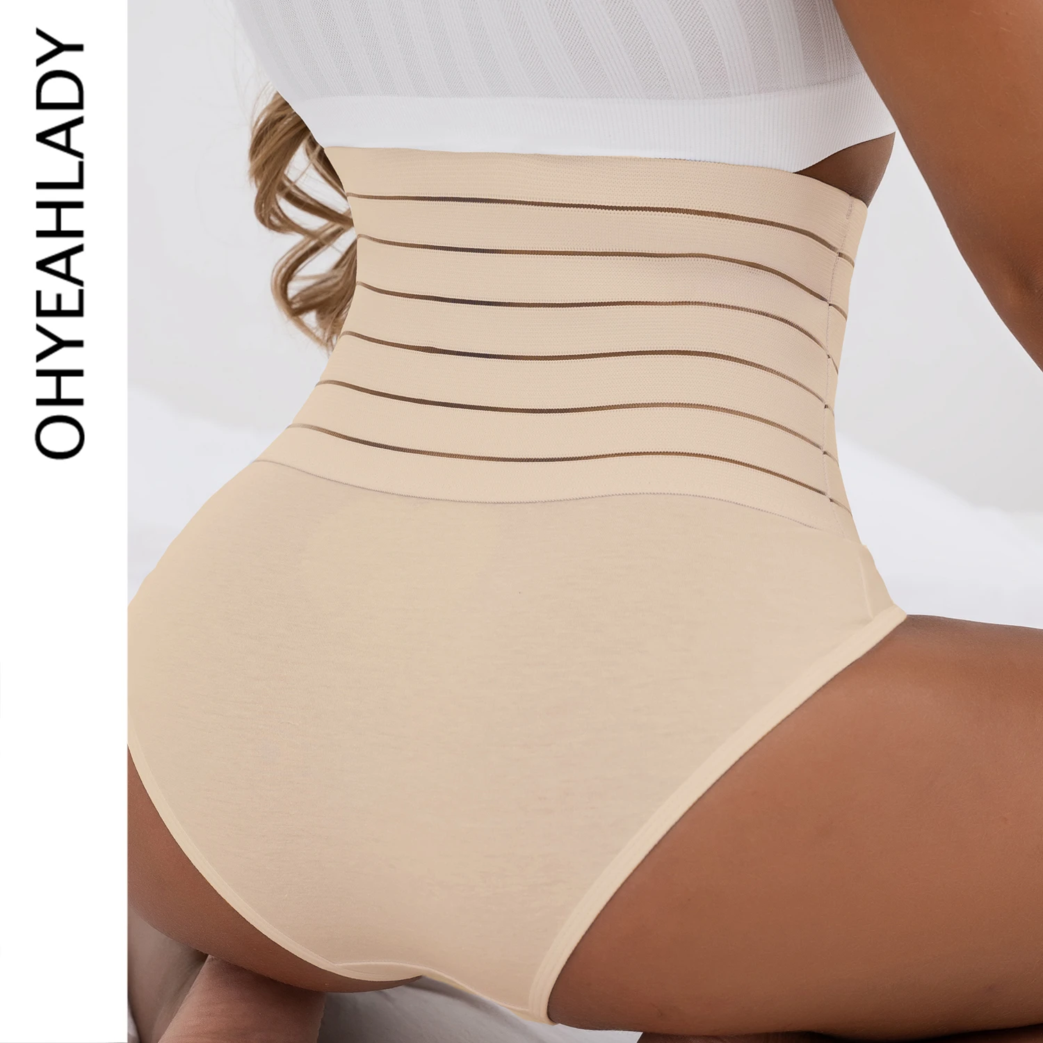 Ohyeahlady High Waist Abdomen And Hip Shaping Women Shapewear Underwear Solid Beige Hot Elastic Large Size Sexy Panties with Bow
Ohyeahlady High Waist Abdomen And Hip Shaping Women Shapewear Underwear Solid Beige Hot Elastic Large Size Sexy Panties with Bow
