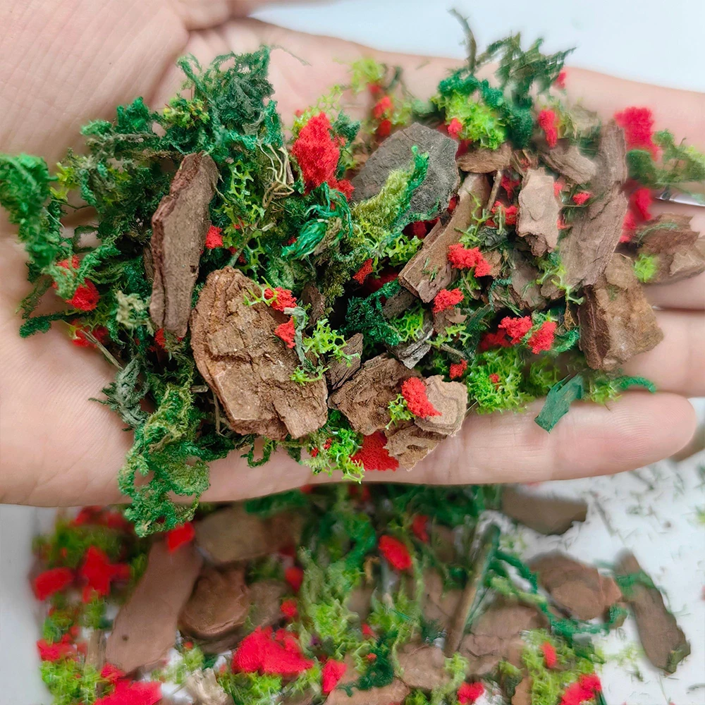 30G Simulation Grass Tuft Bark Stone Moss Terrain Powder Assembly For DIY Fairy Garden Mountain Farm Dollhouse Decoration Kit
30G Simulation Grass Tuft Bark Stone Moss Terrain Powder Assembly For DIY Fairy Garden Mountain Farm Dollhouse Decoration Kit