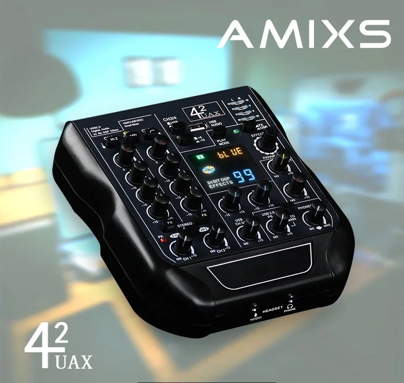 AMIXS Dj Controller Mixer Audio Sound Mixing Table Card Professional Pc Digital Consoles Interface Console Pro Equipment
AMIXS Dj Controller Mixer Audio Sound Mixing Table Card Professional Pc Digital Consoles Interface Console Pro Equipment