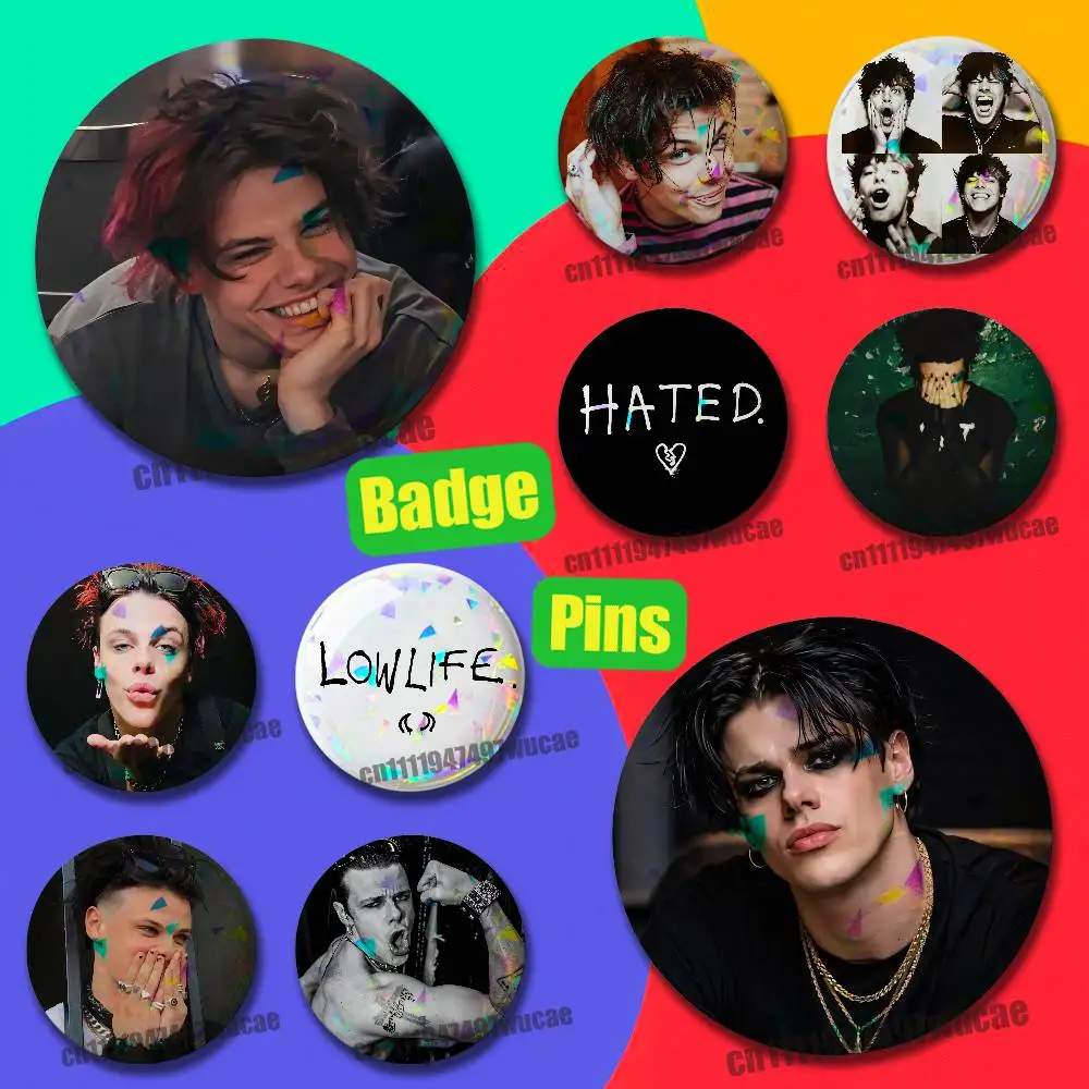 For Y-YUNGBLUD Lowlife Breakdown Badge Cover Custom Pin Insignia Emblem Round 32mm 58mm Hats Laser Film
For Y-YUNGBLUD Lowlife Breakdown Badge Cover Custom Pin Insignia Emblem Round 32mm 58mm Hats Laser Film