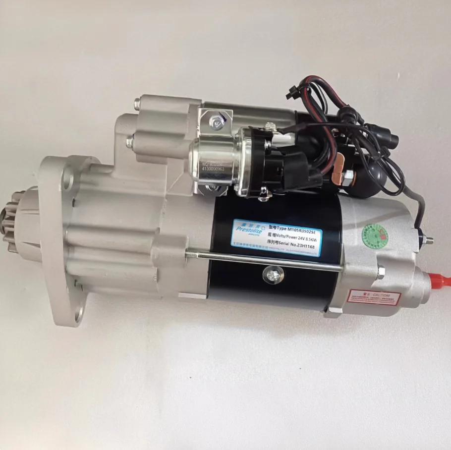 Prestolite Starter M105R3502SE Starter Motor 24V 11T 8.5KW Genset Spare Parts
Prestolite Starter M105R3502SE Starter Motor 24V 11T 8.5KW Genset Spare Parts
