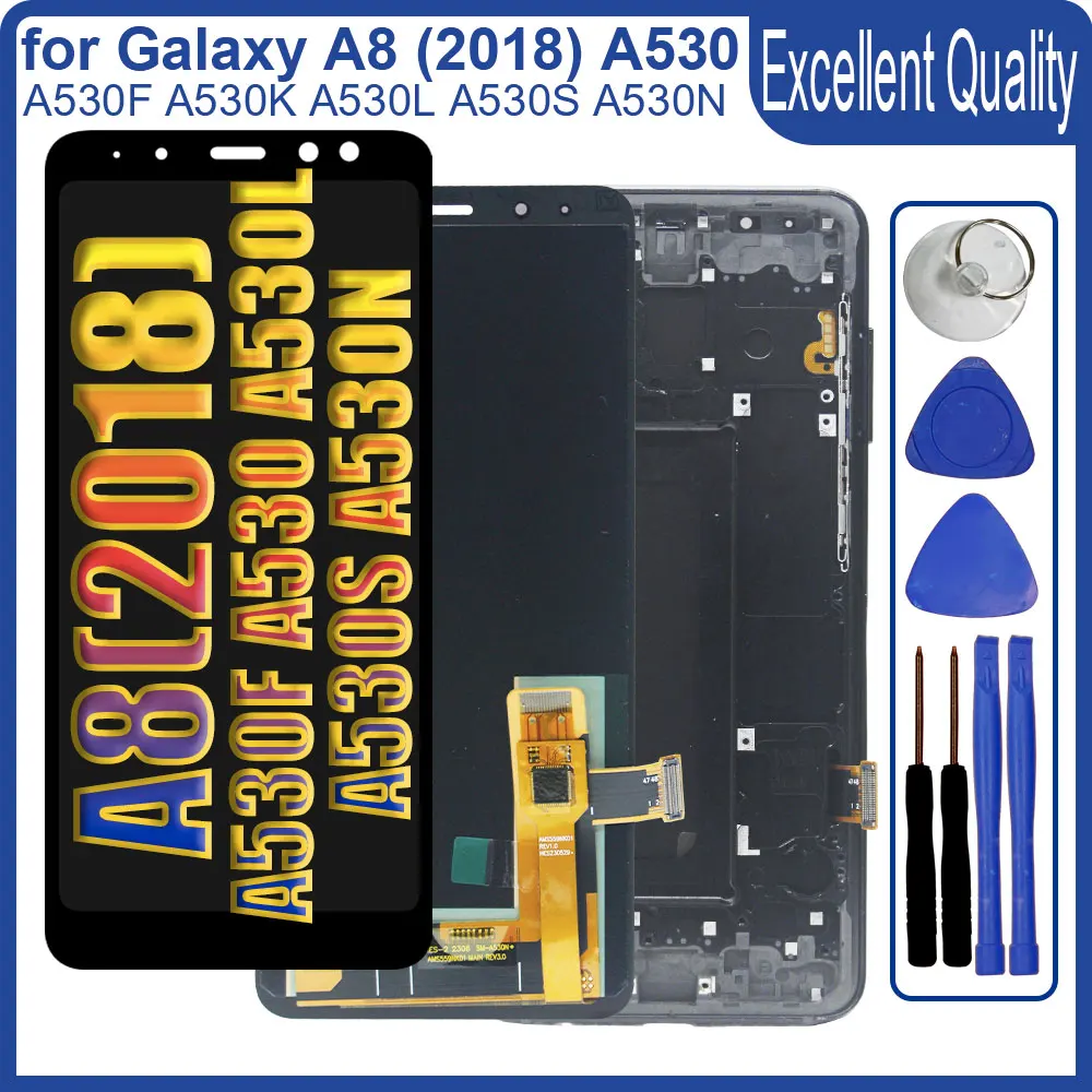 Протестированный OLED ЖК-дисплей для Samsung Galaxy A8 2018 A530F Замена сенсорного ЖК-дисплея для Samsung A8 A530W A530N ЖК-дисплей с рамкой
Протестированный OLED ЖК-дисплей для Samsung Galaxy A8 2018 A530F Замена сенсорного ЖК-дисплея для Samsung A8 A530W A530N ЖК-дисплей с рамкой