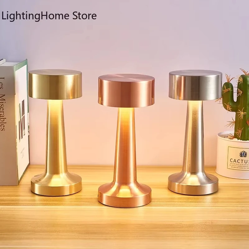 LED Table Lamp Touch Sensor Rechargeable Desktop Night Light Wireless Reading Lamp for Restaurant Hotel Bar Bedroom Decor Light
LED Table Lamp Touch Sensor Rechargeable Desktop Night Light Wireless Reading Lamp for Restaurant Hotel Bar Bedroom Decor Light