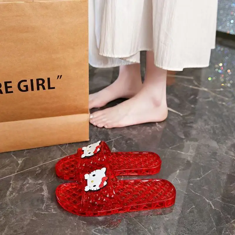 really pictures hello kitty Cartoon Cute Outerwear summer 2025 New blue pink red purple orange women's shoes glass slippers
really pictures hello kitty Cartoon Cute Outerwear summer 2025 New blue pink red purple orange women's shoes glass slippers