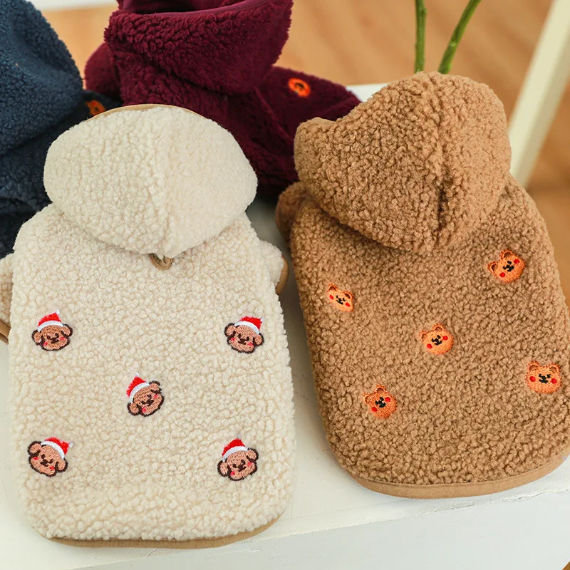 Pet Apparel Dog Cat Autumn/Winter Thickened Warm New York Coat Hoodie With Drawstring Buckle For Small Medium Dogs
Pet Apparel Dog Cat Autumn/Winter Thickened Warm New York Coat Hoodie With Drawstring Buckle For Small Medium Dogs