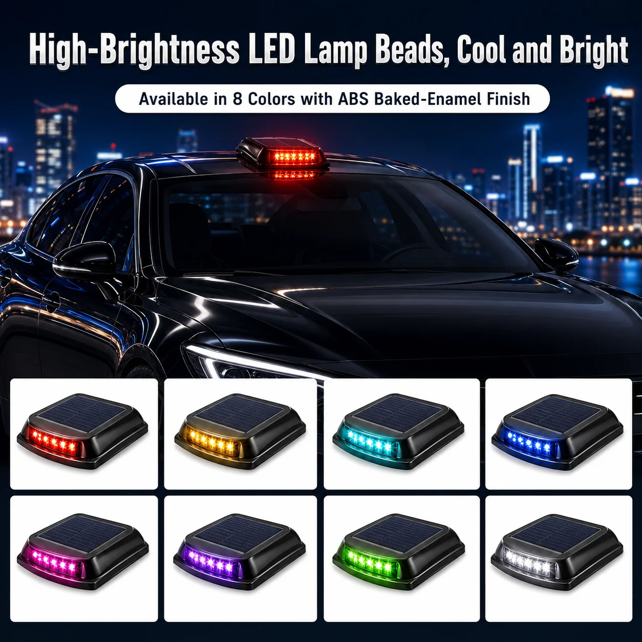 Laser Radar Decorative Cover for Vehicle Roof with Solar-Powered Daytime Running Lights,Warning Lights, and Path-Clearing Lights
Laser Radar Decorative Cover for Vehicle Roof with Solar-Powered Daytime Running Lights,Warning Lights, and Path-Clearing Lights