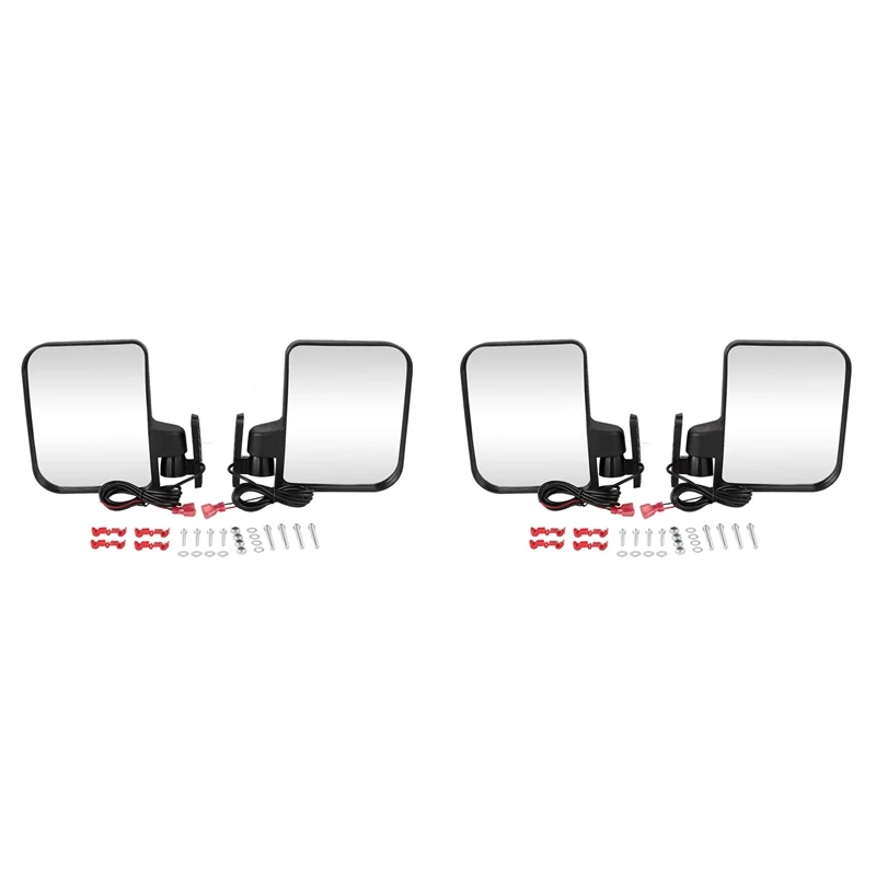 2X Golf Cart Side Mirrors With LED Turn Signal Light For Club Car EZGO Yamaha And Others Golf Cart
2X Golf Cart Side Mirrors With LED Turn Signal Light For Club Car EZGO Yamaha And Others Golf Cart