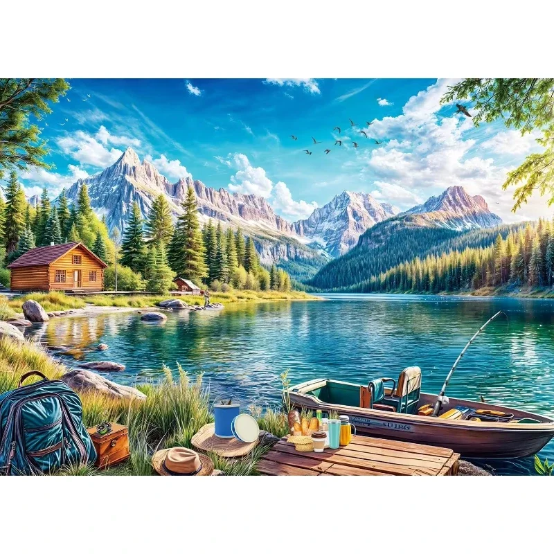 500/1000/1200/2000Pieces Holiday Outdoor Fishing Trip Jigsaw Puzzles for Adults Game Fun Landscape Puzzle Educational Toy
500/1000/1200/2000Pieces Holiday Outdoor Fishing Trip Jigsaw Puzzles for Adults Game Fun Landscape Puzzle Educational Toy