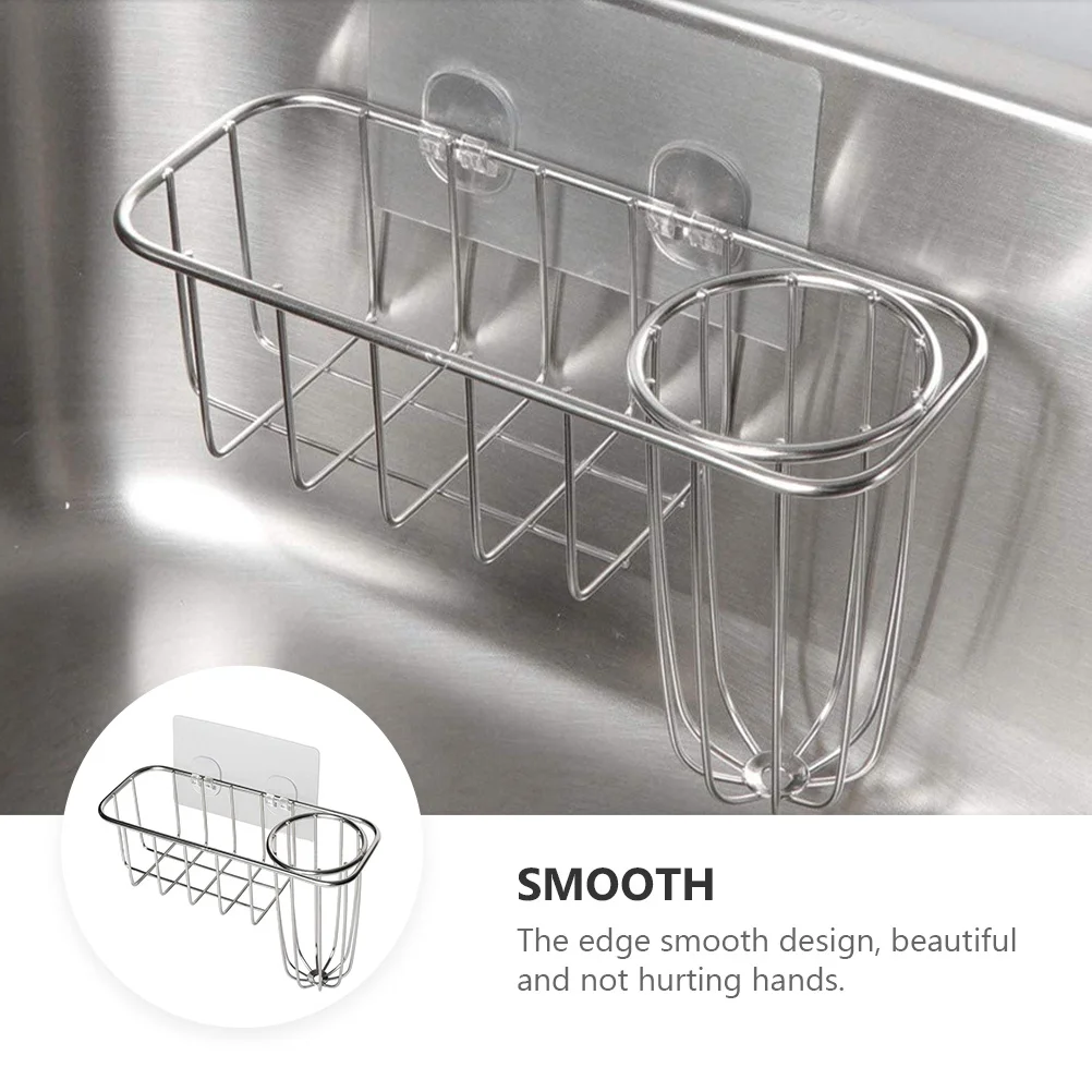 Stainless Steel Kitchen Sponge Holder Multi Functional Drain Rack for Sink Storage Organizer Countertop Space Saving Utility
Stainless Steel Kitchen Sponge Holder Multi Functional Drain Rack for Sink Storage Organizer Countertop Space Saving Utility