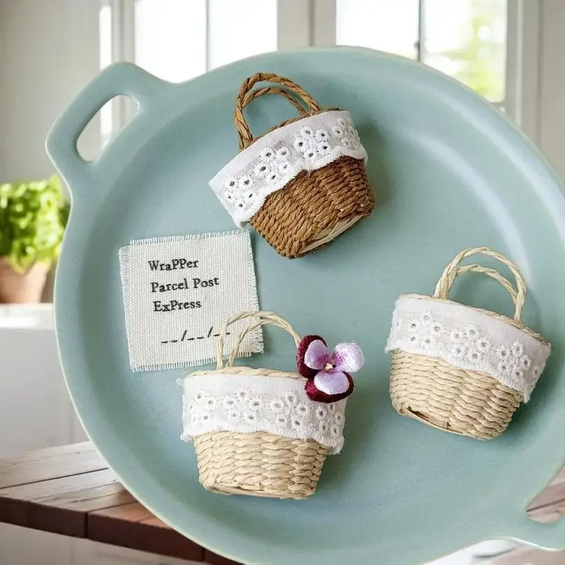 1:12 Scale Dollhouse Mini Rattan Storage Basket Home Decor Miniature Furniture Toy Model Doll House Accessory
1:12 Scale Dollhouse Mini Rattan Storage Basket Home Decor Miniature Furniture Toy Model Doll House Accessory