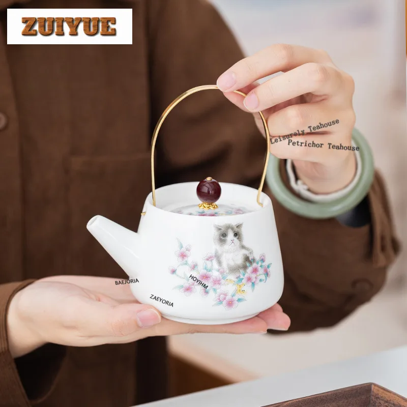 Overglaze Color Cat Tea Set Complete Set Zen Tea Ceremony Set Teapot And Tea Cup Set Chinese Tea Set Accessories Ornaments Craft
Overglaze Color Cat Tea Set Complete Set Zen Tea Ceremony Set Teapot And Tea Cup Set Chinese Tea Set Accessories Ornaments Craft