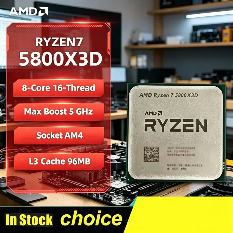 Luculent Cutting-edge AMD Unfixed CPU Ryzen 7 5800X3D 5000 Series Vermeer Zen3 16-Core 3.4GHz 105W Socket AM4 Without Cooler
Luculent Cutting-edge AMD Unfixed CPU Ryzen 7 5800X3D 5000 Series Vermeer Zen3 16-Core 3.4GHz 105W Socket AM4 Without Cooler