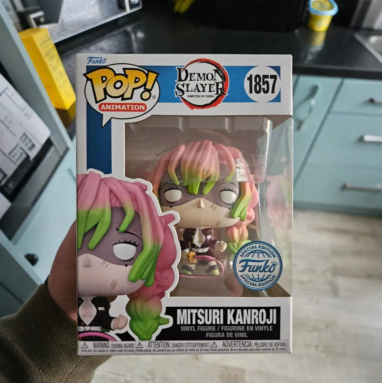 Фигурка аниме «Убийца демонов» Mitsuri Kanroji Battle поврежденная # 1857 Funko Pop 3,35 дюйма виниловая фигурка Коллекционная ограниченная серия игрушка в подарок 
Фигурка аниме «Убийца демонов» Mitsuri Kanroji Battle поврежденная # 1857 Funko Pop 3,35 дюйма виниловая фигурка Коллекционная ограниченная серия игрушка в подарок