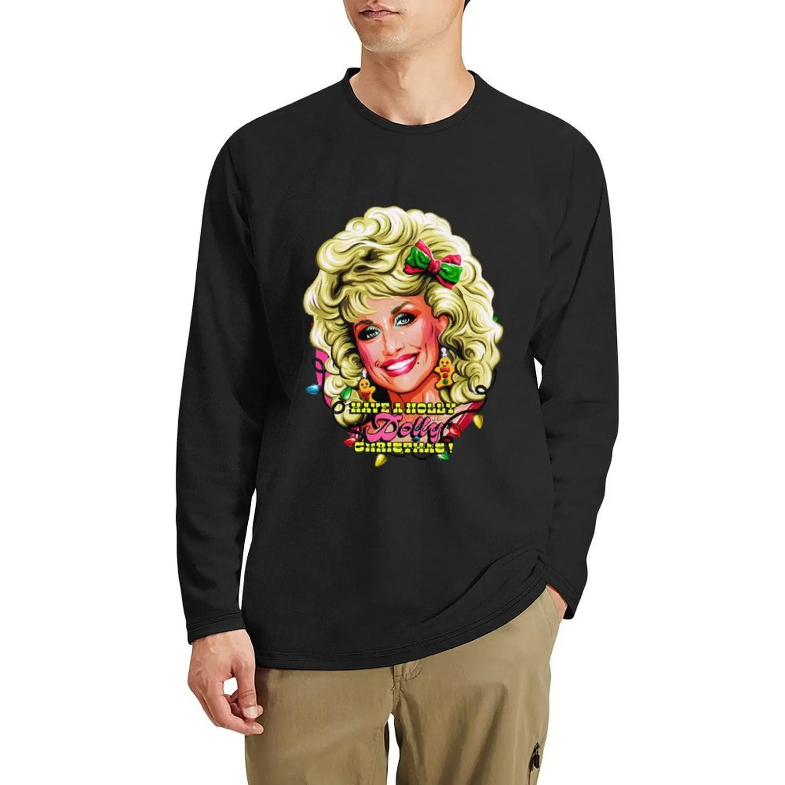 Have A Holly Dolly Christmas Long T-Shirt man clothes Tee shirt customized t shirts funny t shirt sweat shirts, men
Have A Holly Dolly Christmas Long T-Shirt man clothes Tee shirt customized t shirts funny t shirt sweat shirts, men