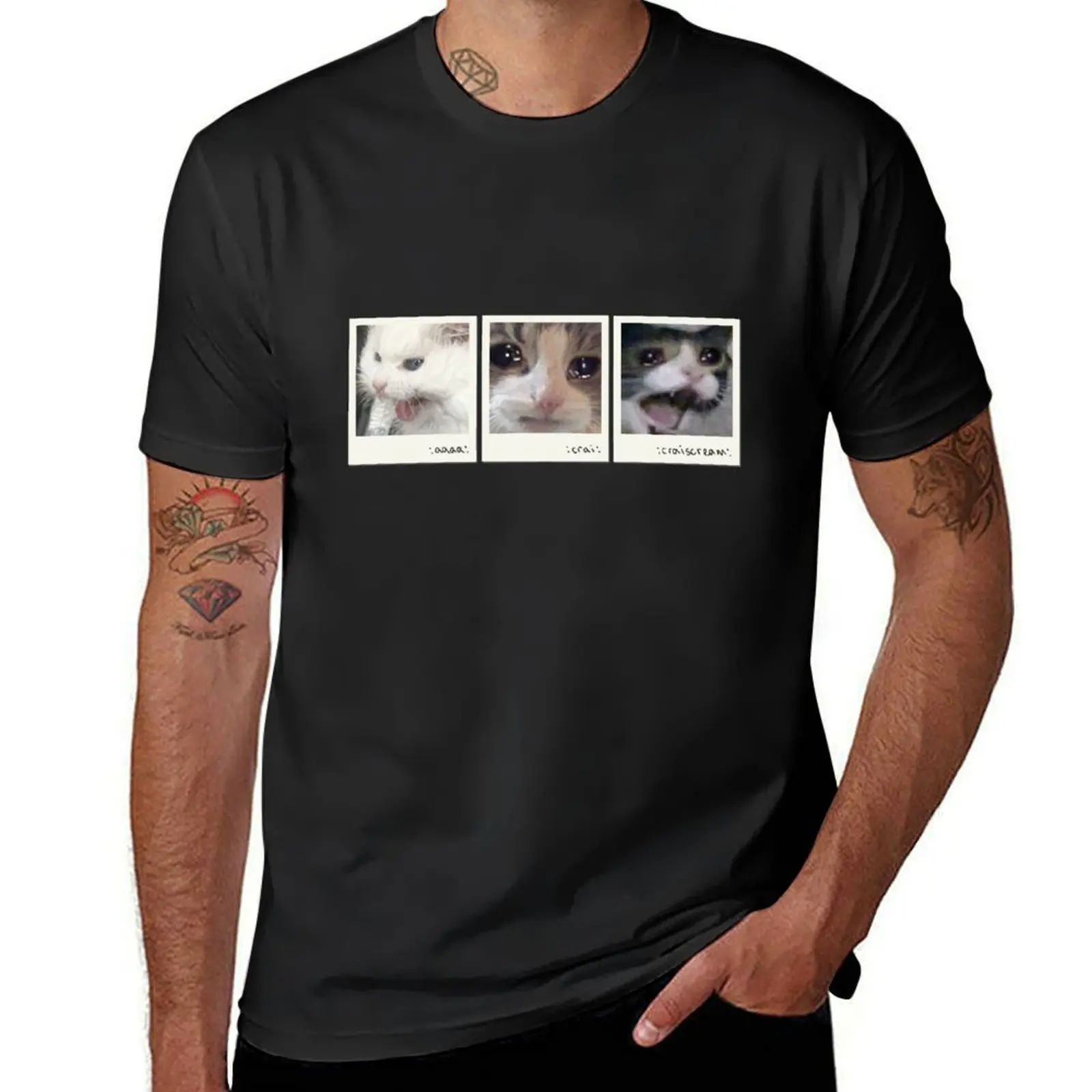 Cat React Polaroids T-Shirt cheap stuff Funny t-shirt summer clothes men graphic t shirts
Cat React Polaroids T-Shirt cheap stuff Funny t-shirt summer clothes men graphic t shirts