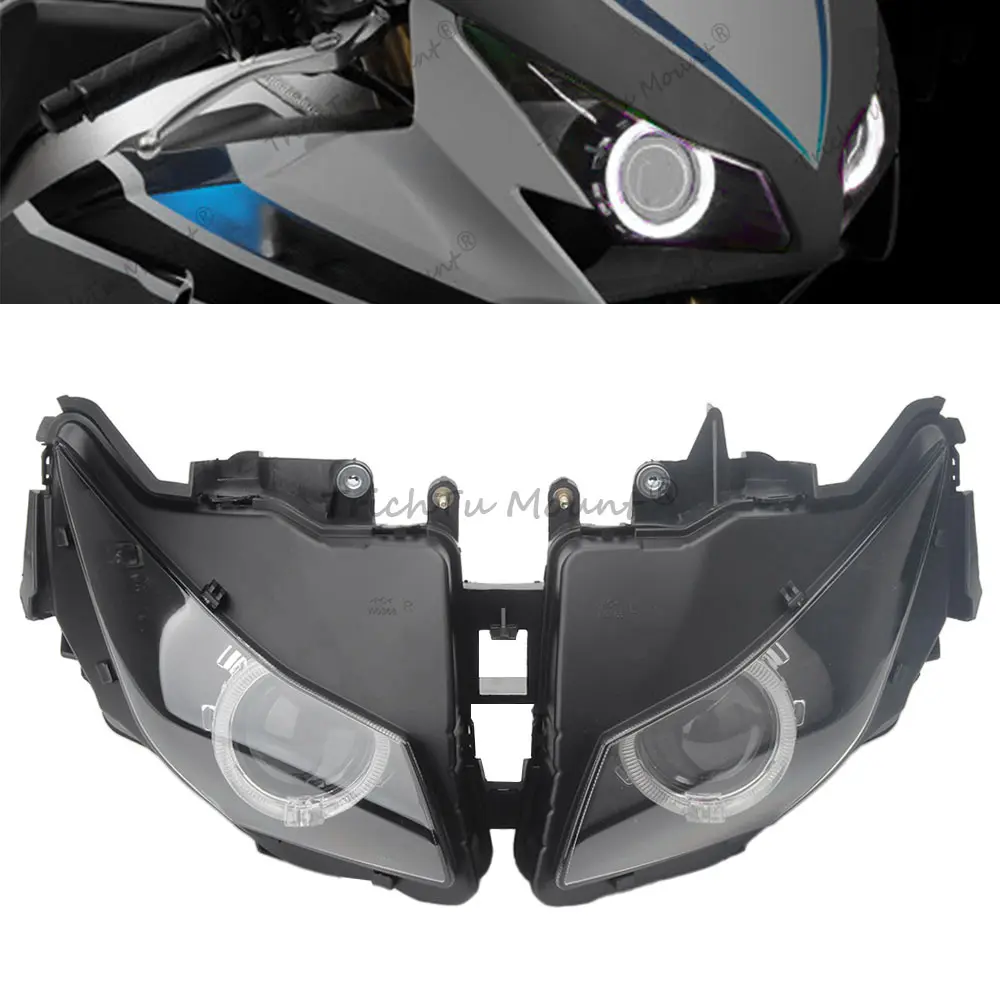 1pc Motorcycle Led Headlight Angel Eye For Honda Cbr1000Rr 2012-2015 Led Front Hid HeadLamp Assembly Black Housing Clear Lens
1pc Motorcycle Led Headlight Angel Eye For Honda Cbr1000Rr 2012-2015 Led Front Hid HeadLamp Assembly Black Housing Clear Lens