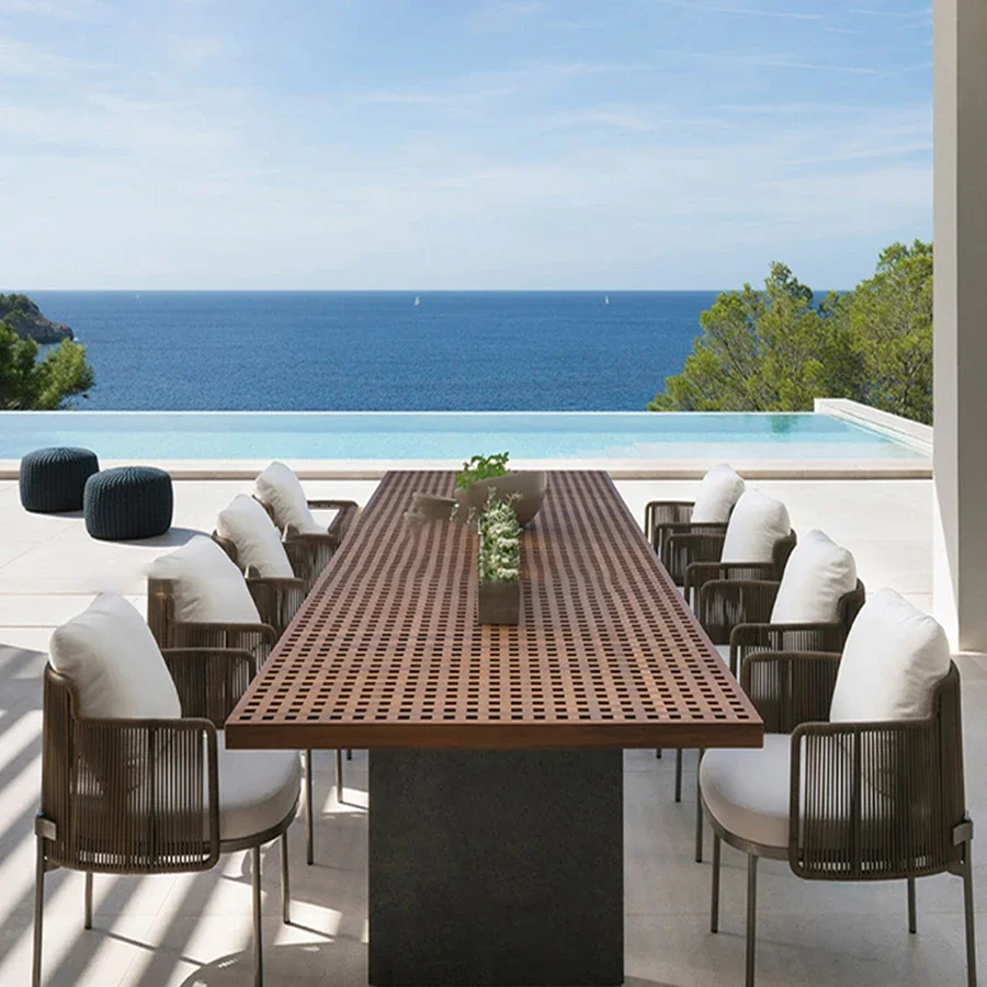 luxury italian modern 8 seater teak outdoor european dinning room set dining room furniture luxury dining table set wooden
luxury italian modern 8 seater teak outdoor european dinning room set dining room furniture luxury dining table set wooden