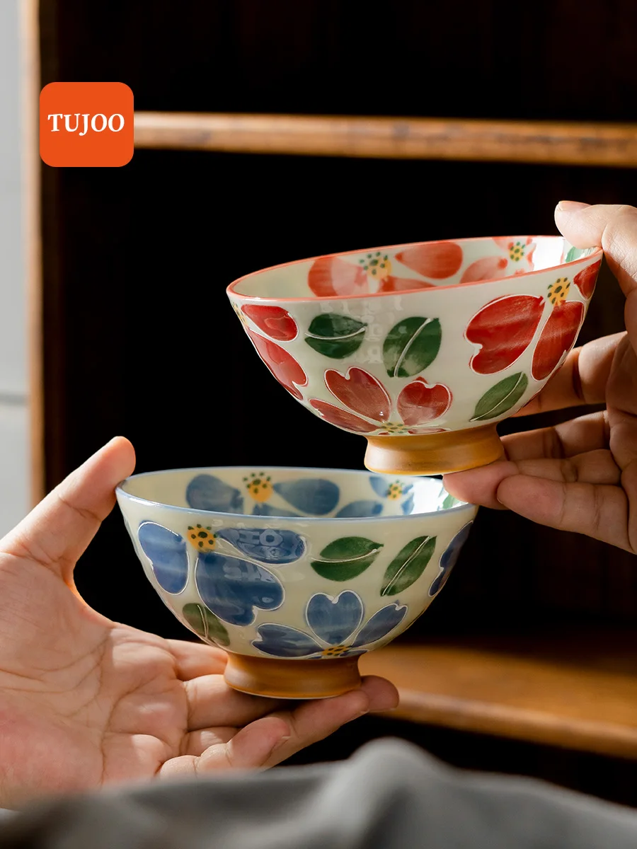 High Aesthetic Value Cerc High Footed Bowl Japanese Sle Dinnerware Heat Resistant Glazed under Color Bowl for Home Use
High Aesthetic Value Cerc High Footed Bowl Japanese Sle Dinnerware Heat Resistant Glazed under Color Bowl for Home Use