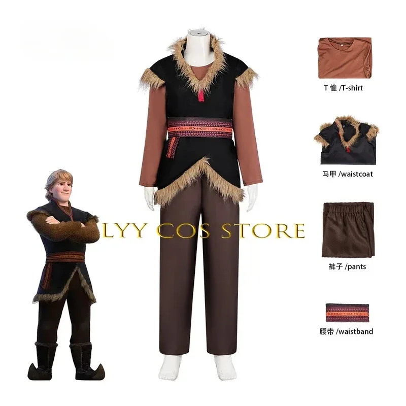 Kristoff Cosplay Costume Halloween Party Outfit Men Stage Performance Anime Roll Play Clothes for Kid Woman
Kristoff Cosplay Costume Halloween Party Outfit Men Stage Performance Anime Roll Play Clothes for Kid Woman