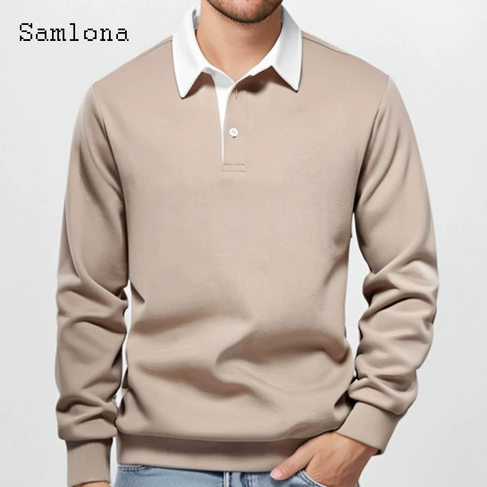 Мужские повседневные толстовки-поло, осенние пуловеры, мужские топы с длинными рукавами, 2021, модный свитшот с надрезом в европейском стиле, новинка
Мужские повседневные толстовки-поло, осенние пуловеры, мужские топы с длинными рукавами, 2021, модный свитшот с надрезом в европейском стиле, новинка