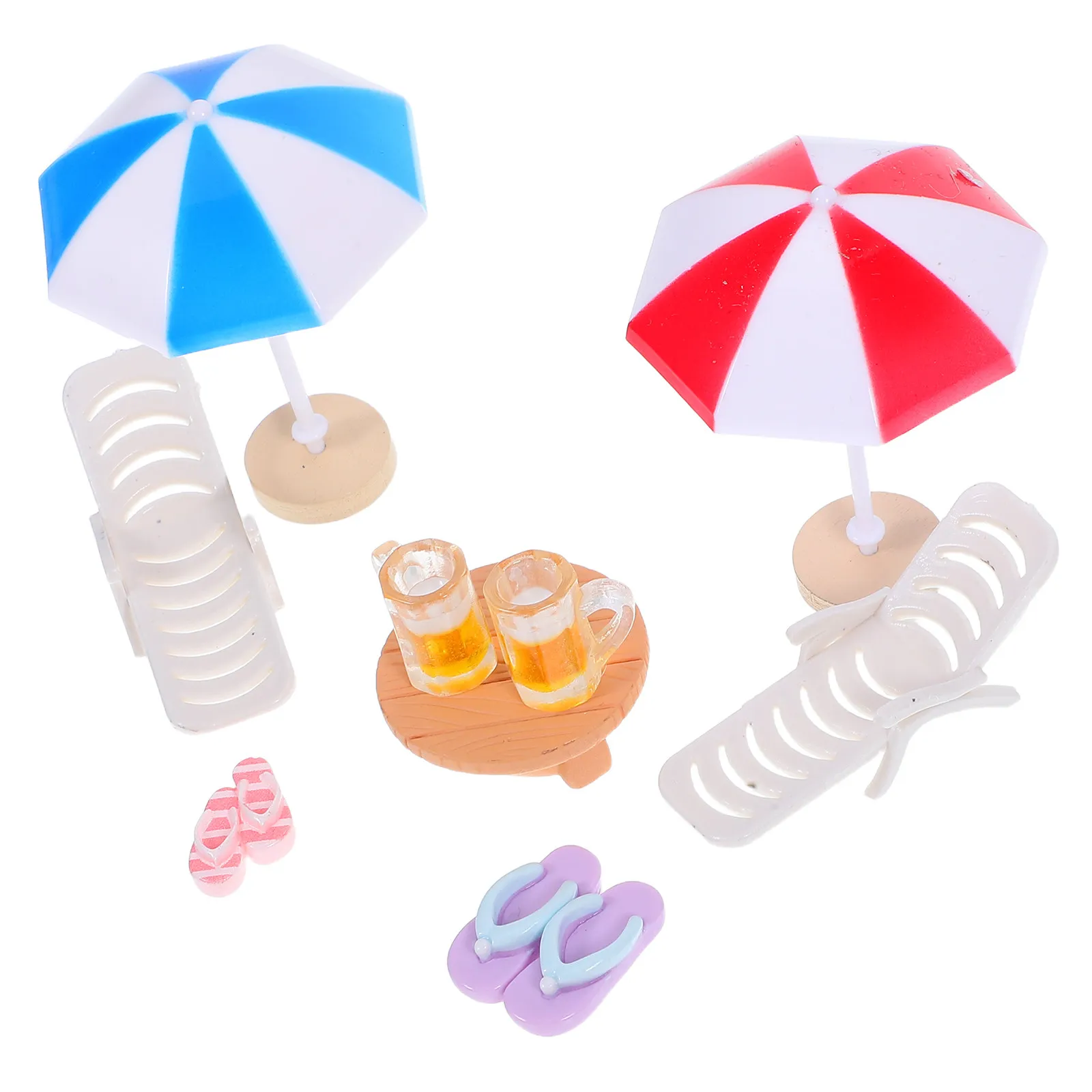 1Set Miniature Beach Ornaments Set Coastal Theme Waterproof Resin Plastic Tiny Beach Furniture for Dollhouse Outdoor Setting
1Set Miniature Beach Ornaments Set Coastal Theme Waterproof Resin Plastic Tiny Beach Furniture for Dollhouse Outdoor Setting
