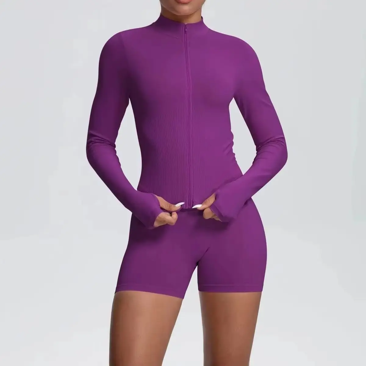 2 шт., женская спортивная одежда, комплект для йоги, эластичный спортивный костюм для фитнеса, однотонные куртки, шорты для отдыха на открытом воздухе, женский костюм для йоги
2 шт., женская спортивная одежда, комплект для йоги, эластичный спортивный костюм для фитнеса, однотонные куртки, шорты для отдыха на открытом воздухе, женский костюм для йоги