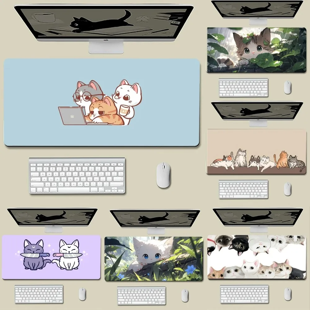 Cute Cat Cartoon Kitten Mousepad New Arrivals Large Gaming Mousepad L XL XXL Gamer Mouse Pad Size For Keyboards Mat
Cute Cat Cartoon Kitten Mousepad New Arrivals Large Gaming Mousepad L XL XXL Gamer Mouse Pad Size For Keyboards Mat