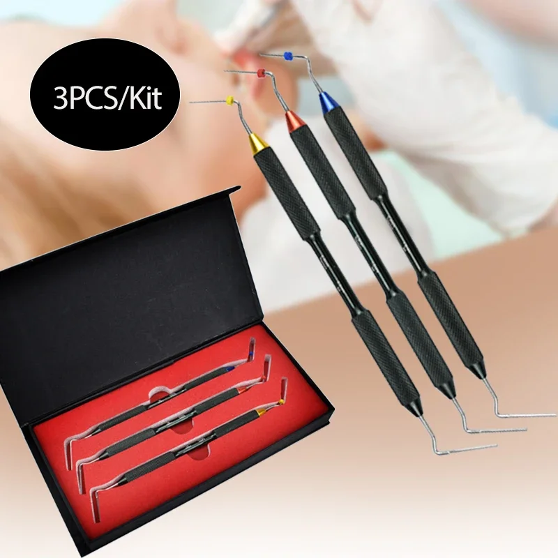 3Pcs/set Dental Titanium Ni-Ti Root Canal Filler Endo Hand Plugger Fill Instrument Vertical Pressure Device
3Pcs/set Dental Titanium Ni-Ti Root Canal Filler Endo Hand Plugger Fill Instrument Vertical Pressure Device