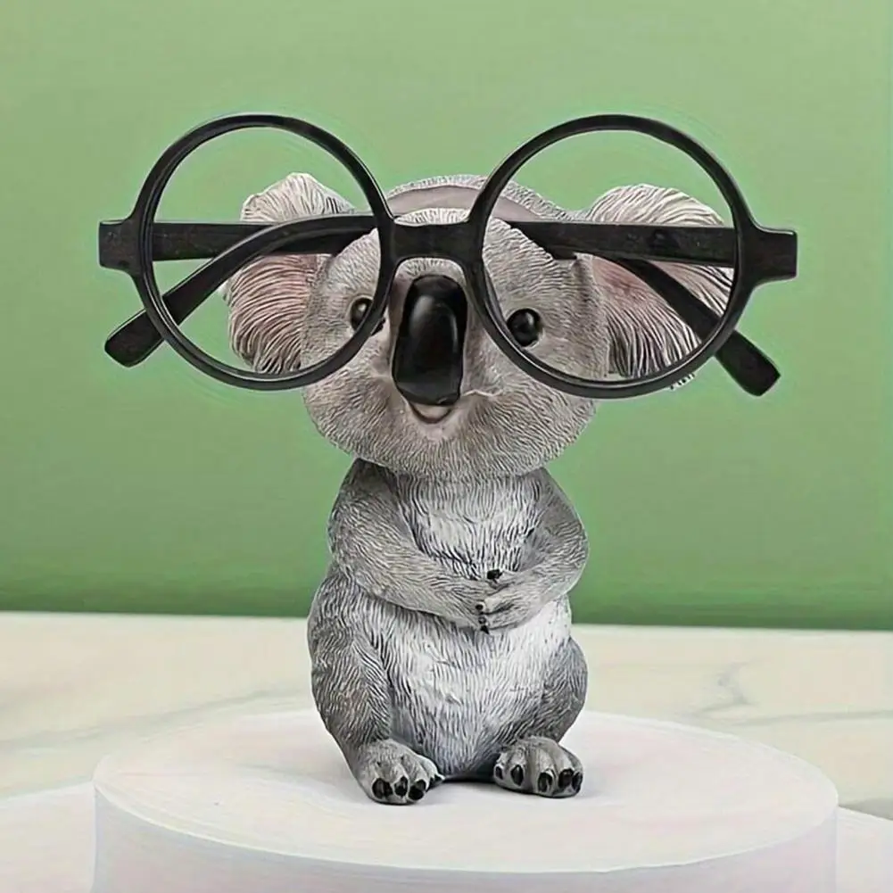 Desktop Glasses Organizer Koala Eyeglass Holder Resin Koala Glasses Holder Display Stand for Sunglasses Eyewear Cute Figurine
Desktop Glasses Organizer Koala Eyeglass Holder Resin Koala Glasses Holder Display Stand for Sunglasses Eyewear Cute Figurine