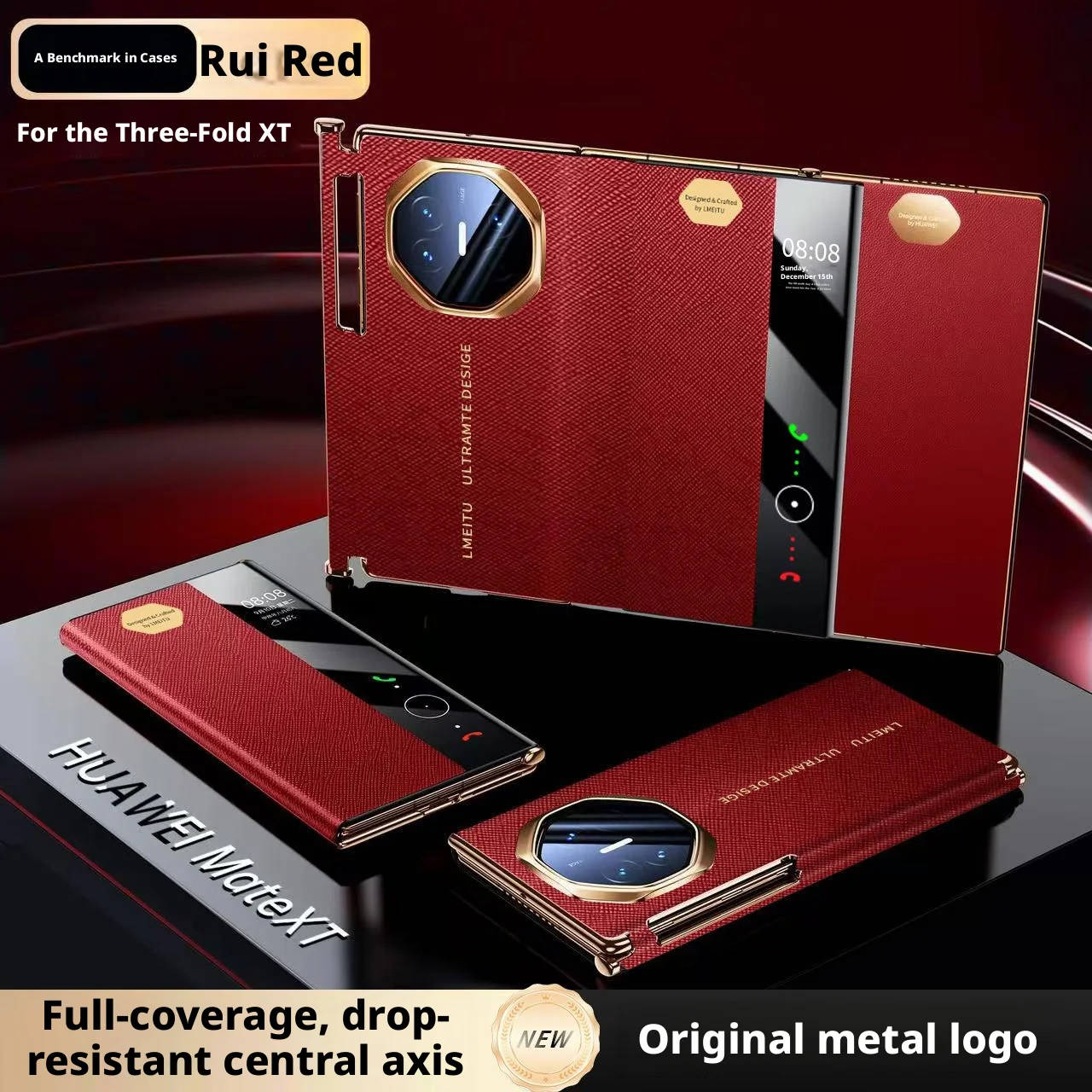 Premium Luxury Genuine Leather Cowhide Case For Huawei Mate XT XTs Magnetic Smart Window All-inclusive Drop-Resistant Cover
Premium Luxury Genuine Leather Cowhide Case For Huawei Mate XT XTs Magnetic Smart Window All-inclusive Drop-Resistant Cover