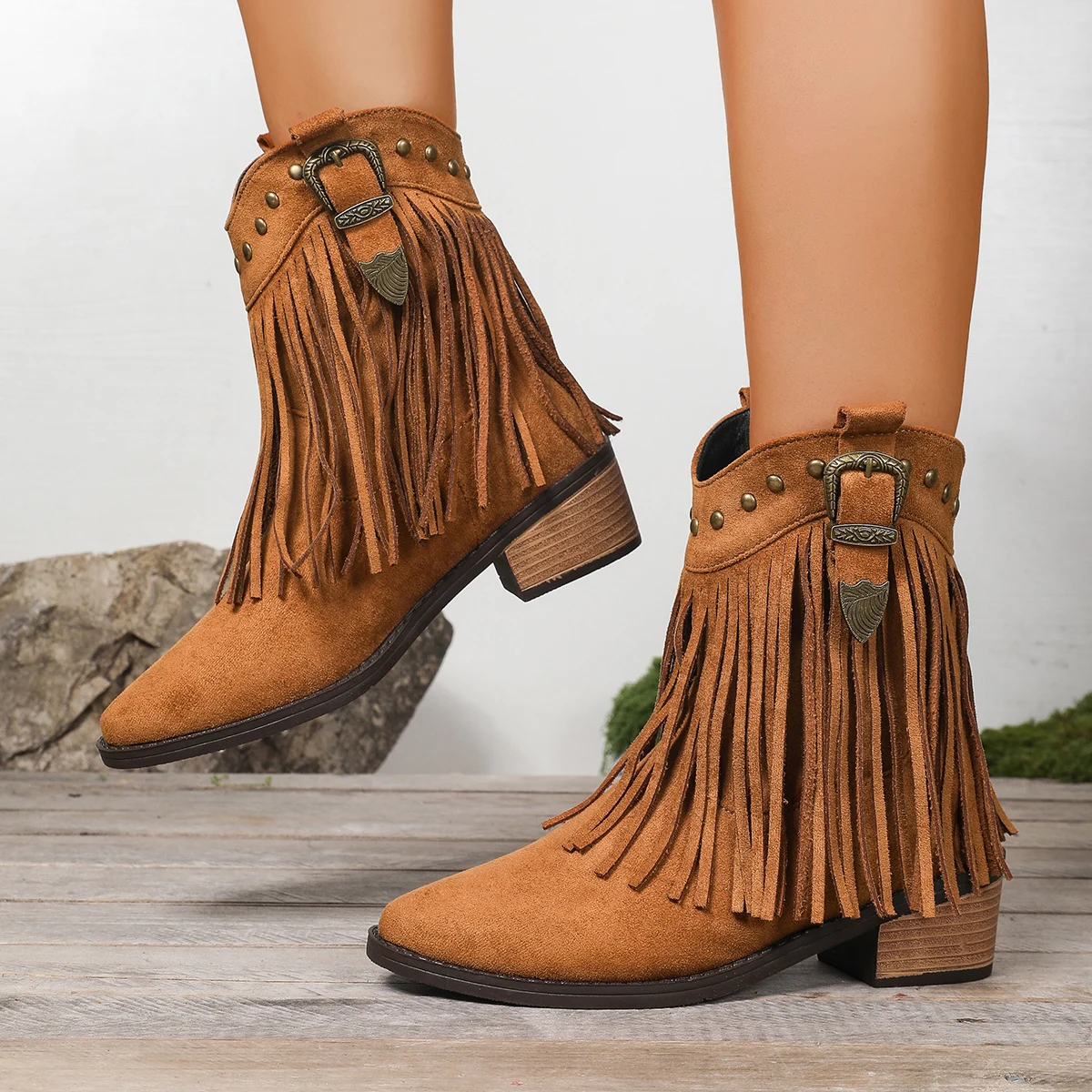 Women's Boots Tassel Chelsea Shoes Woman 2025 Trend Fashion Ankle Boot Pointed Toe Heels Plus Size Middle Heel Elegant Bootise
Women's Boots Tassel Chelsea Shoes Woman 2025 Trend Fashion Ankle Boot Pointed Toe Heels Plus Size Middle Heel Elegant Bootise