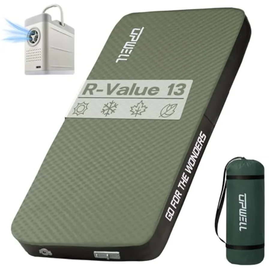 Self Inflating Sleeping Pad 4.5" Thickness Camping Mattress with Solid Foam Single Sleeping Mat Portable Fast Inflation for Out
Self Inflating Sleeping Pad 4.5" Thickness Camping Mattress with Solid Foam Single Sleeping Mat Portable Fast Inflation for Out