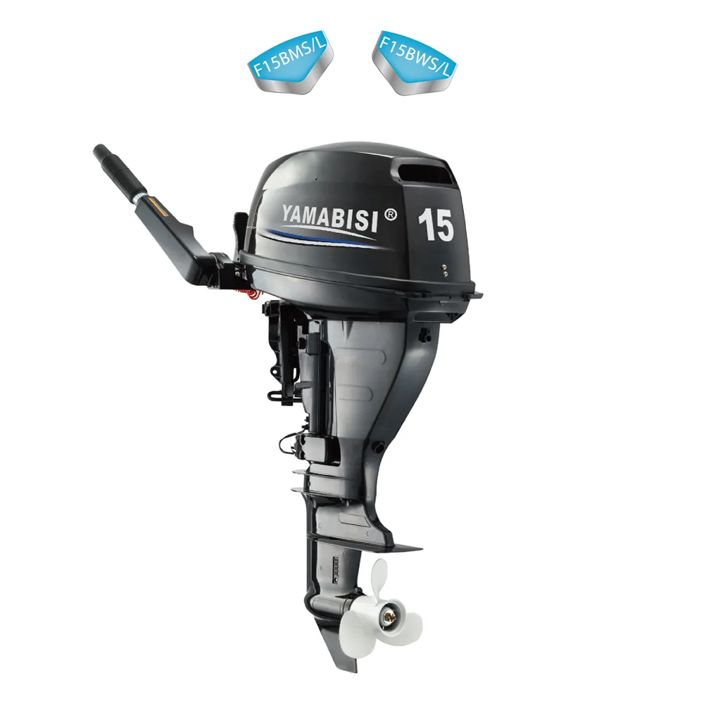 Лодочный мотор YAMABISI, 15 л.с., 4-тактный подвесной мотор, как Yamaha, подвесной мотор, лодочный мотор
Лодочный мотор YAMABISI, 15 л.с., 4-тактный подвесной мотор, как Yamaha, подвесной мотор, лодочный мотор