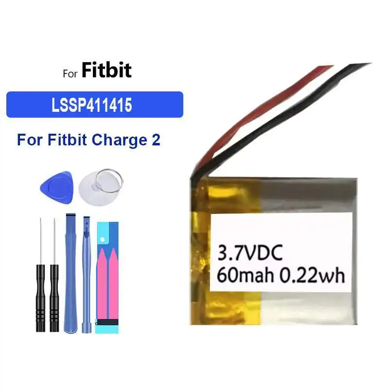Battery For MP3 Bluetooth Interphone 401415 401515 For Fitbit Charge 2 Smart Watch LSSP411415 Charge2 LSSP411415 401515 Wires
Battery For MP3 Bluetooth Interphone 401415 401515 For Fitbit Charge 2 Smart Watch LSSP411415 Charge2 LSSP411415 401515 Wires