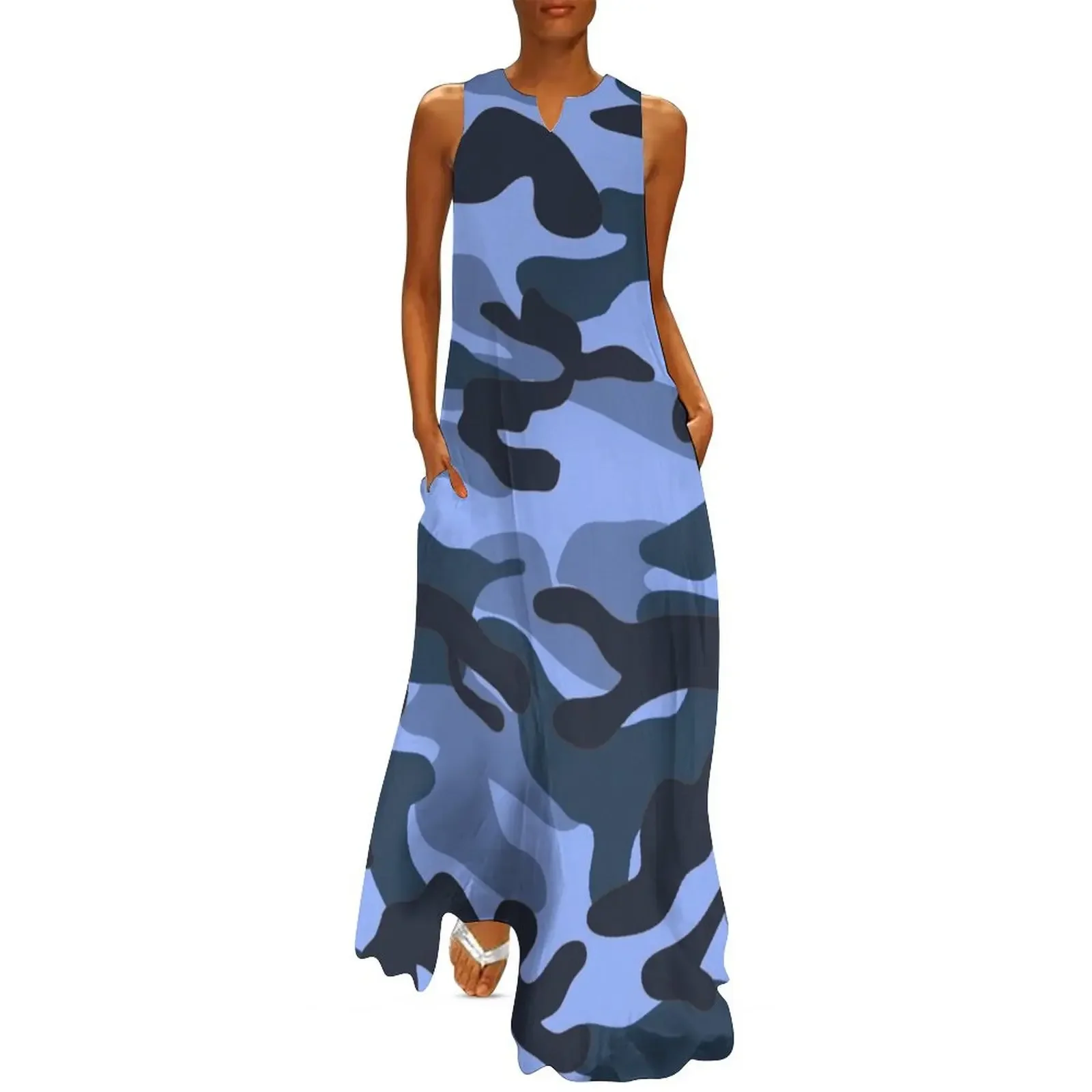 Blue Military Camouflage Pattern 5 Long Dress prom clothes bandage dress purple dress
Blue Military Camouflage Pattern 5 Long Dress prom clothes bandage dress purple dress