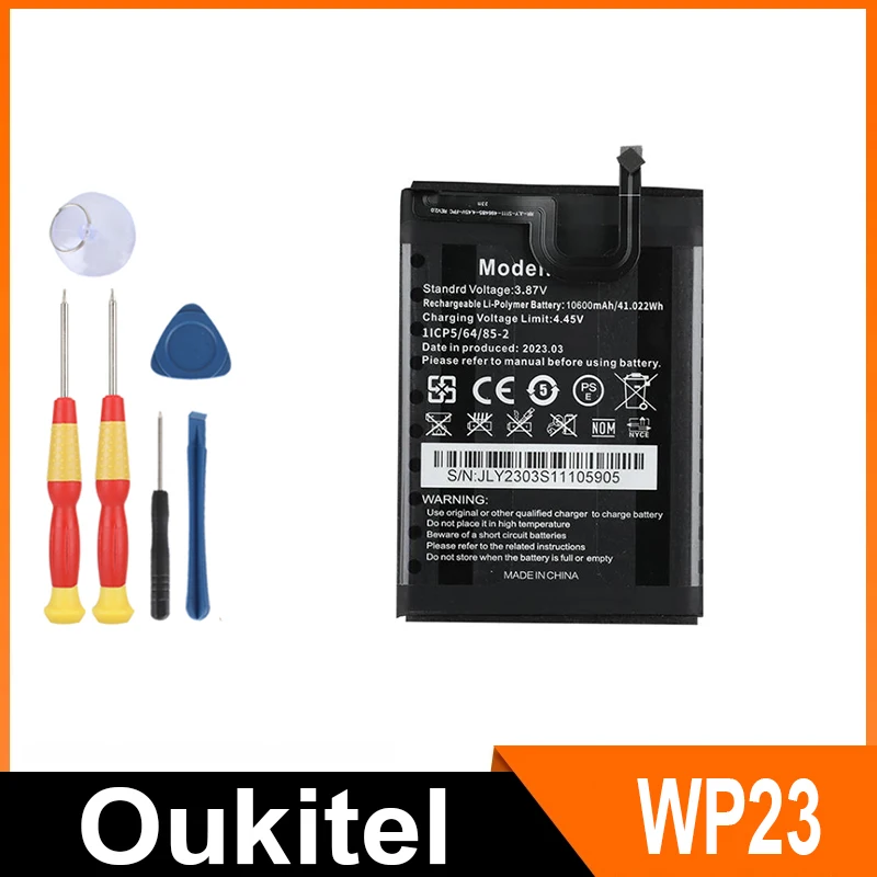For Oukitel WP23 WP23 Pro WP28 WP36 WP38 WP30 Pro phone /Battery Mobile Phone Accessoriesle
For Oukitel WP23 WP23 Pro WP28 WP36 WP38 WP30 Pro phone /Battery Mobile Phone Accessoriesle