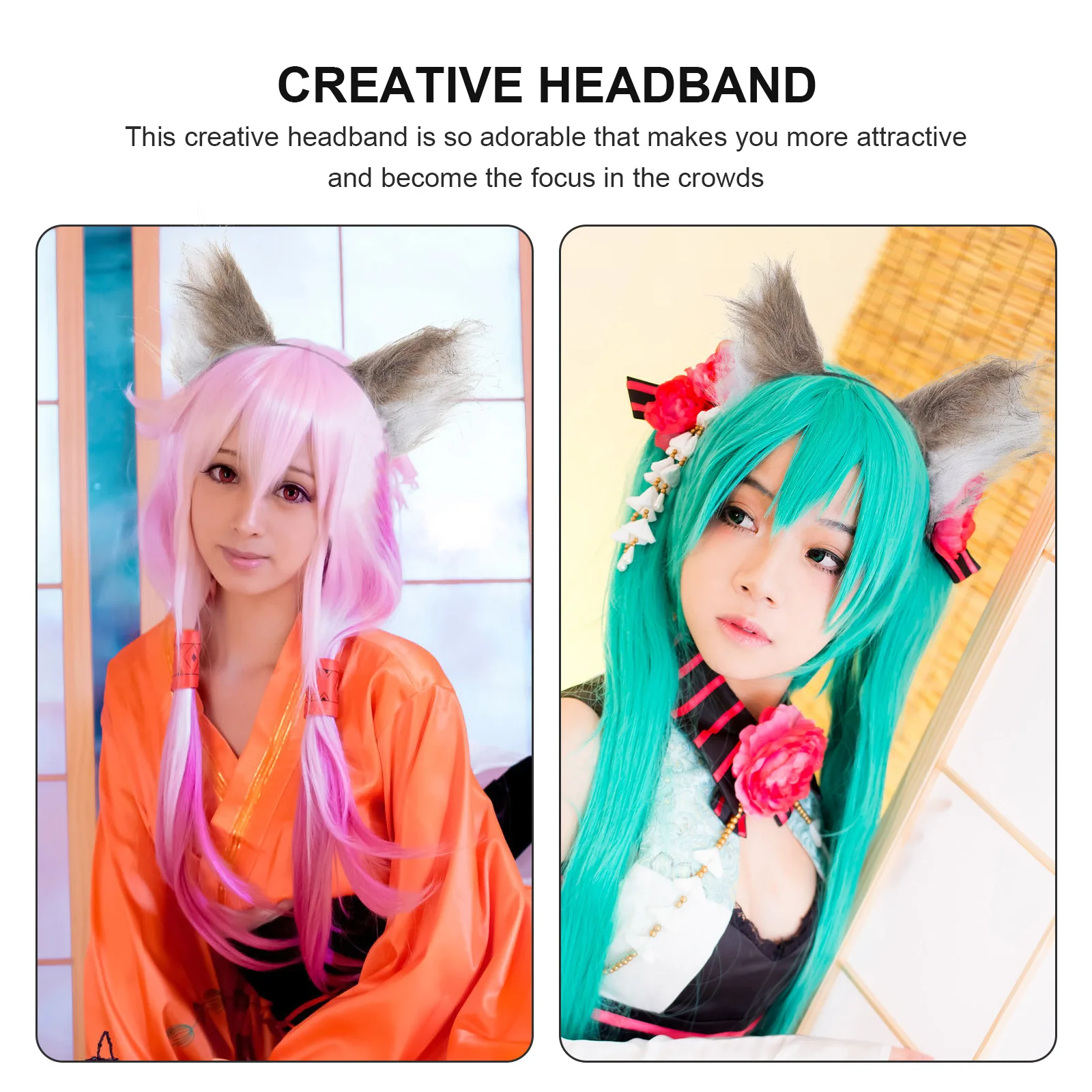 Headband Fox Beast Ear Hoop Ears Attachments Adult Headgear Halloween Cosplay Hair Headbands Coffee Hairband
Headband Fox Beast Ear Hoop Ears Attachments Adult Headgear Halloween Cosplay Hair Headbands Coffee Hairband