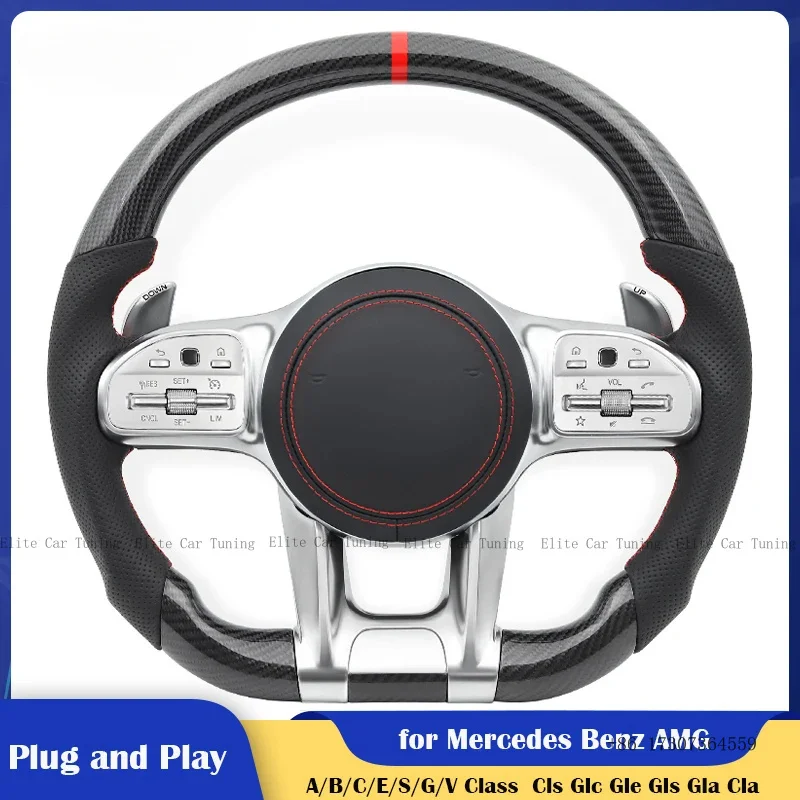 Car Steering Wheel for Mercedes Benz AMG W204 W205 W221 W222 W223 Cls Glc Gle Gls Gla Cla Glk Slc C63 E63 G63 GLA45
Car Steering Wheel for Mercedes Benz AMG W204 W205 W221 W222 W223 Cls Glc Gle Gls Gla Cla Glk Slc C63 E63 G63 GLA45