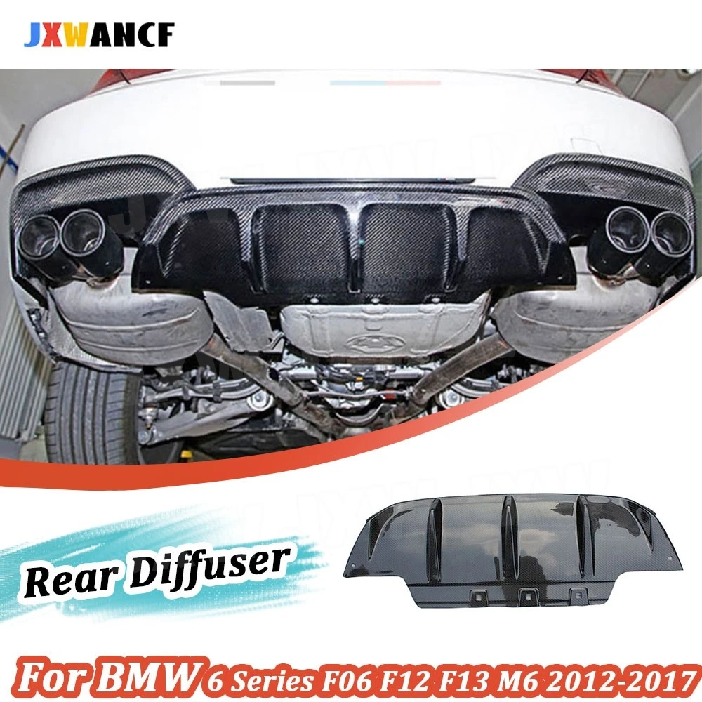 JXWANCF Carbon Fiber Car Rear Diffuser Lip for BMW 6 Series F06 F12 F13 M6 2012-2017 Rear Rear Diffuser Lip Guard Spoiler FRP
JXWANCF Carbon Fiber Car Rear Diffuser Lip for BMW 6 Series F06 F12 F13 M6 2012-2017 Rear Rear Diffuser Lip Guard Spoiler FRP