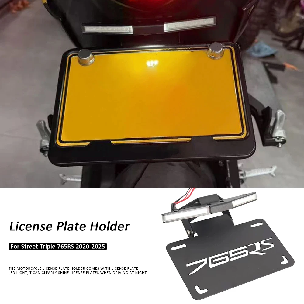 Motorcycle Tail Tidy License Plate Holder For Street Triple 765 RS 765RS 2020-2025 Frame Fender Eliminator LED Kit
Motorcycle Tail Tidy License Plate Holder For Street Triple 765 RS 765RS 2020-2025 Frame Fender Eliminator LED Kit