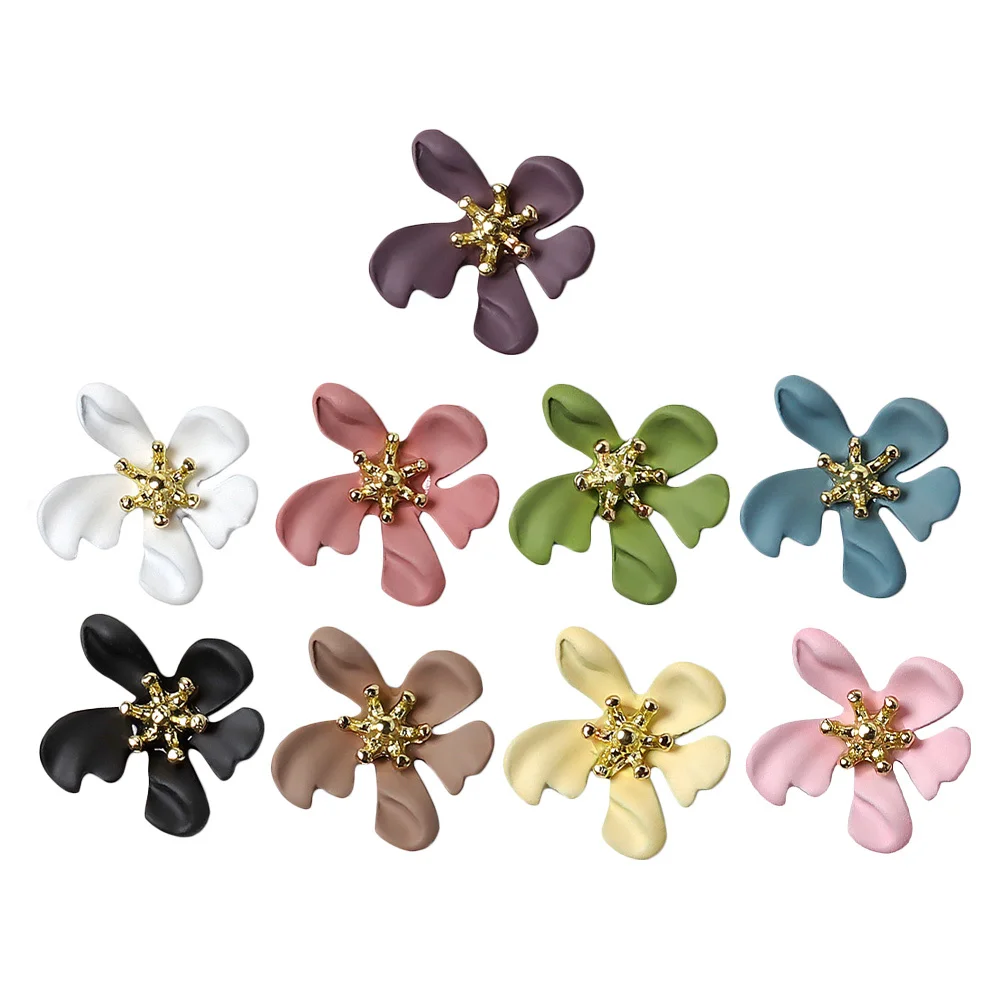 9Pcs Nail Art Studs Floral Shape Colorful Five Petal Lightweight Durable Nail Charms Manicure Decoration Manicure Supplies
9Pcs Nail Art Studs Floral Shape Colorful Five Petal Lightweight Durable Nail Charms Manicure Decoration Manicure Supplies