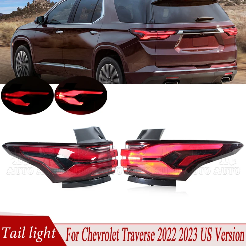 Задний фонарь в сборе для Chevrolet Traverse 2022 2023, американская версия, задний стоп-сигнал, указатель поворота, противотуманная фара заднего хода 86785341 86785340
Задний фонарь в сборе для Chevrolet Traverse 2022 2023, американская версия, задний стоп-сигнал, указатель поворота, противотуманная фара заднего хода 86785341 86785340